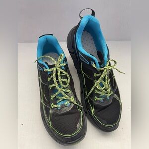 HOKA Men's Challenger ATR 1007972BCYN Black/Green/Blue Running Shoes Size 10.5